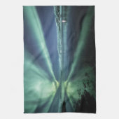 Reflektion des Nordlichts Geschirrtuch (Vertikal)