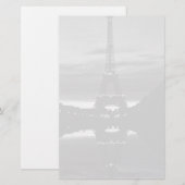 Reflektion des Vintagen Paris-Eiffel-Turms Briefpapier (Vorne/Hinten)