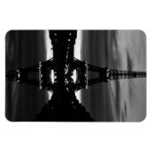 Reflektion des Vintagen Paris-Eiffel-Turms Magnet (Horizontal)