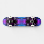 Reflektion des Vintagen Paris-Eiffel-Turms Skateboard (Horizontal)
