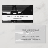 Reflektion des Vintagen Paris-Eiffel-Turms Visitenkarte (Vorne/Hinten)