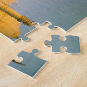 Reflektion des weltberühmten Taj Mahal-Tempels Puzzle (Seite)