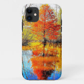 Reflektion eines Baumes Case-Mate iPhone Hülle (Rückseite)