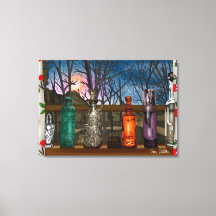 Reflektion | Farbige Glasvasen im Fensterbereich