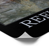 Reflektion Felswand Wasser 1 Inspiration Poster (Ecke)