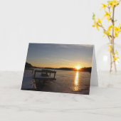 Reflektion gefroren karte (Gelbe Blume)