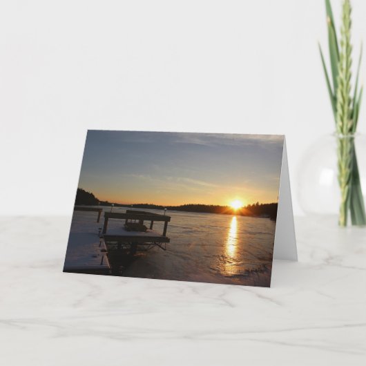 Reflektion gefroren karte (Vorderseite)