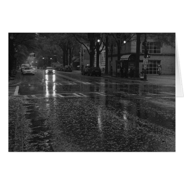 Reflektion, gerötet, Noir, Karte (Vorderseite (Horizontal))