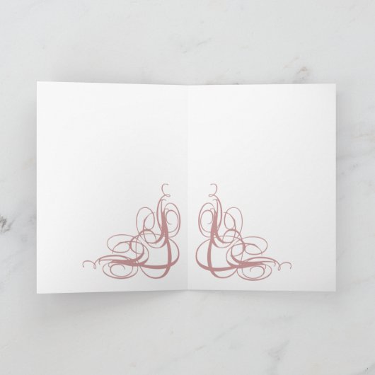 "Reflektion" Grußkarten Karte (Innenseite)