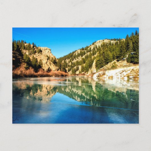 Reflektion im Elevenmile Canyon Postkarte (Vorderseite)