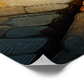 Reflektion im Glas Poster (Ecke)