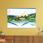 Reflektion im Misaka-See in der Provinz Kai Leinwanddruck (Insitu (Wohnzimmer))