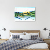 Reflektion im Misaka-See in der Provinz Kai Leinwanddruck (Insitu (Schlafzimmer))