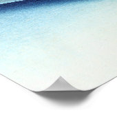 Reflektion im Misaka-See in der Provinz Kai Poster (Ecke)