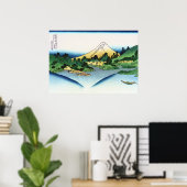 Reflektion im Misaka-See in der Provinz Kai Poster (Heimbüro)
