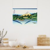 Reflektion im Misaka-See in der Provinz Kai Poster (Küche)