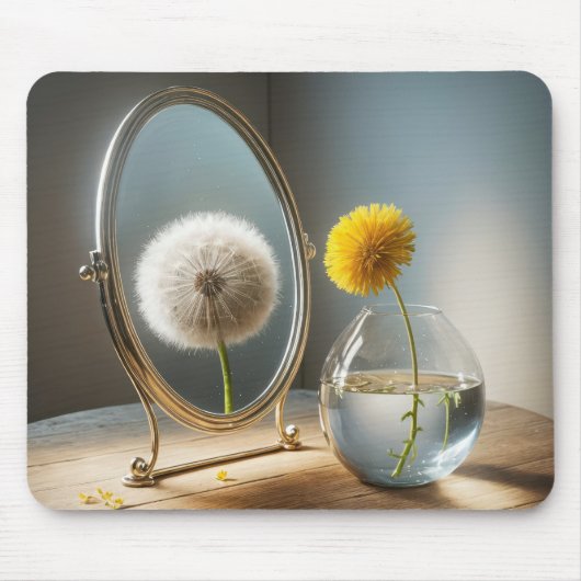 Reflektion im Spiegel Mousepad (Vorne)