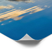 Reflektion im Wasser Poster (Ecke)