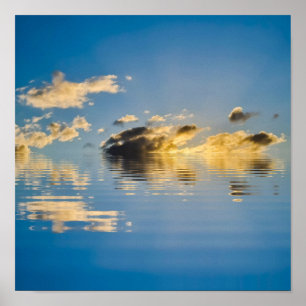 Reflektion im Wasser Poster