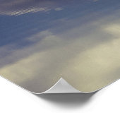 Reflektion im Wasser Poster (Ecke)