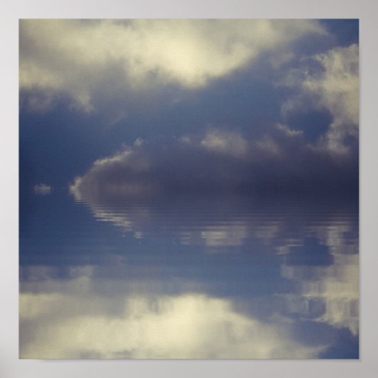 Reflektion im Wasser Poster (Vorne)