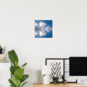 Reflektion im Wasser Poster (Heimbüro)