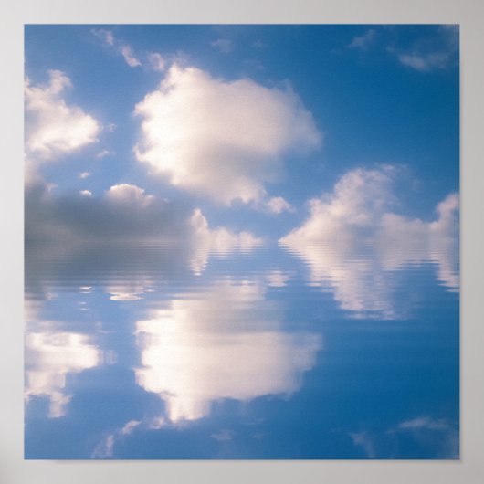 Reflektion im Wasser Poster (Vorne)