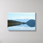 Reflektion in einem See - Vancouver Island, Kanada Leinwanddruck (Vorderseite)