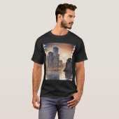 Reflektion in NY City T-Shirt (Vorne ganz)