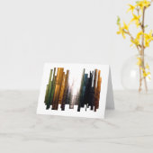 Reflektion Karte (Gelbe Blume)