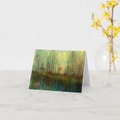 Reflektion Karte (Gelbe Blume)