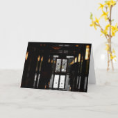 Reflektion Karte (Gelbe Blume)