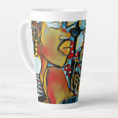 Reflektion Latte Tasse (Linke Ecke)