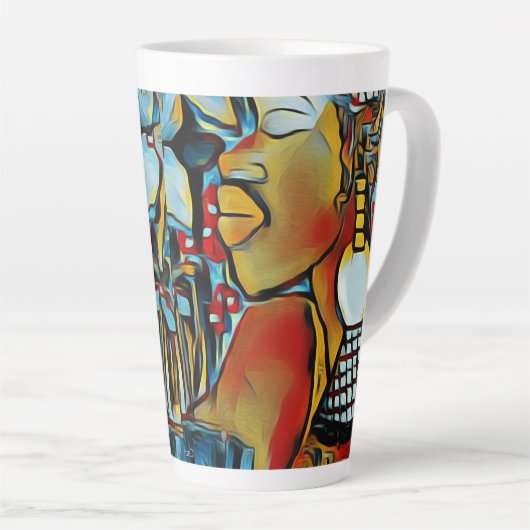 Reflektion Latte Tasse (Rechte Ecke)