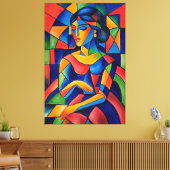 Reflektion Leinwanddruck (Insitu (Wohnzimmer))
