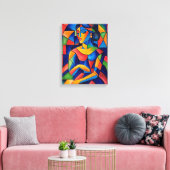 Reflektion Leinwanddruck (Insitu (Wohnzimmer))