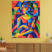 Reflektion Leinwanddruck (Insitu (Wohnzimmer))