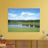 Reflektion Leinwanddruck (Insitu (Wohnzimmer))