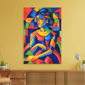 Reflektion Leinwanddruck (Insitu (Wohnzimmer))