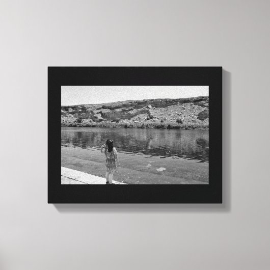 Reflektion Leinwanddruck (Vorderseite)