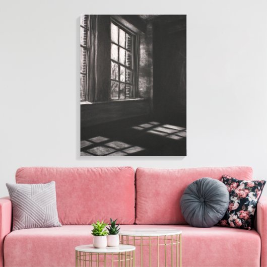 Reflektion Leinwanddruck (Insitu (Wohnzimmer))