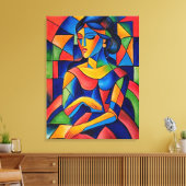 Reflektion Leinwanddruck (Insitu (Wohnzimmer))