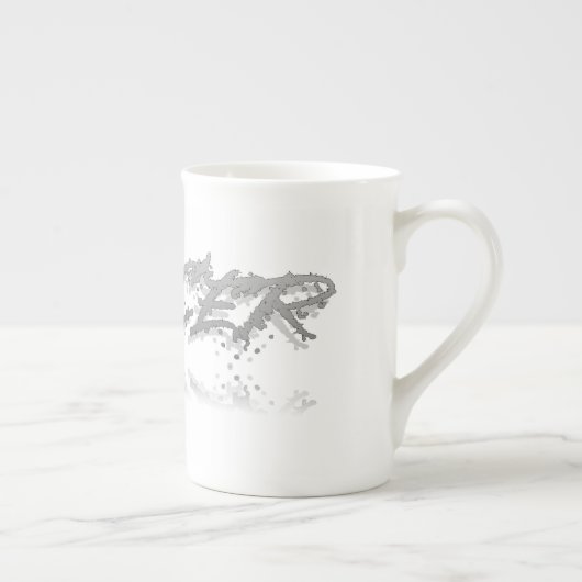 Reflektion Porzellantasse (Rechts)