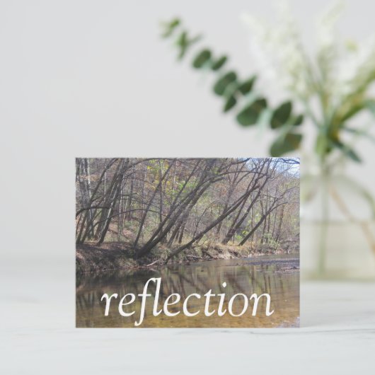 Reflektion Postkarte (Stehend Vorderseite)