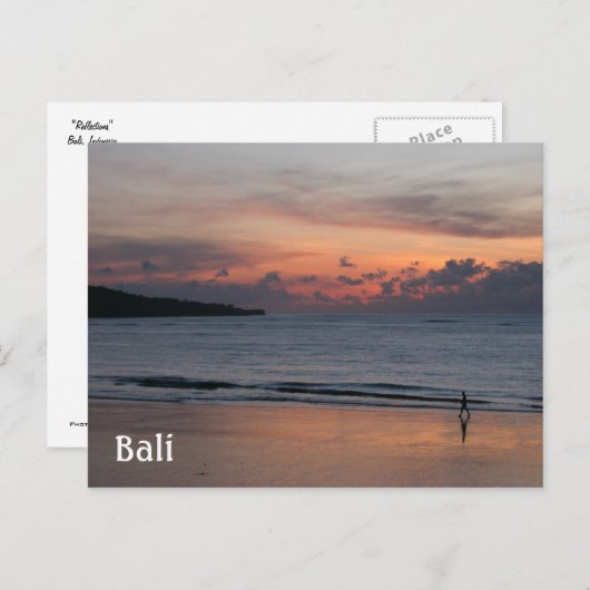 Reflektion Postkarte (Vorne/Hinten)