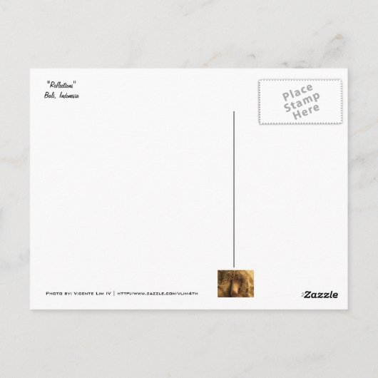 Reflektion Postkarte (Rückseite)