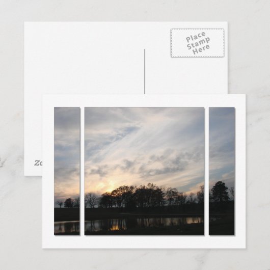 Reflektion Postkarte (Vorne/Hinten)