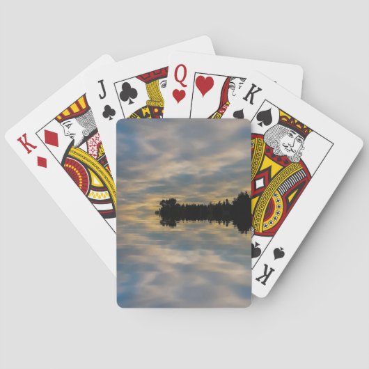 Reflektion Spielkarten (Rückseite)