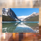 Reflektion über Lake Louise - Banff NP, Kanada Fensteraufkleber (Blatt 2)