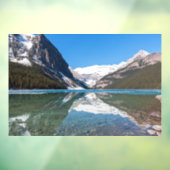 Reflektion über Lake Louise - Banff NP, Kanada Fensteraufkleber (Blatt 3)